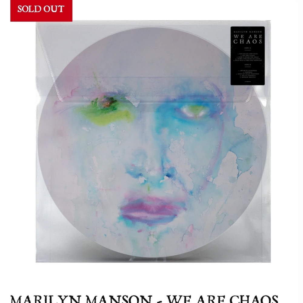 Marilyn manson picture disk